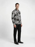 Geometric Harmony Linen Shirt